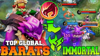 Immortal Barats Revamp Gameplay  MLBB Barats Best Build 2023 Tutorial Guide Jungle Tank Build MLBB [upl. by Enilamme]