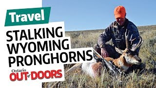 Stalking Wyoming pronghorns [upl. by Atsillac]