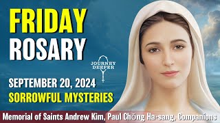 Friday Rosary 💙 Sorrowful Mysteries of the Rosary 💙 September 20 2024 VIRTUAL ROSARY [upl. by Marci]