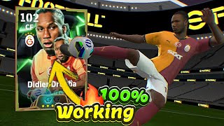 Trick To Get 102 Rated Epic Didier Drogba In eFootball 2025 Mobile 🔥🔔 100 Working [upl. by Aynam549]