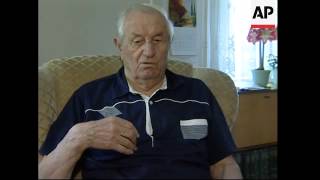 APTN interview with Hitlers guard on anniversary of Berlin fall [upl. by Anaejer348]