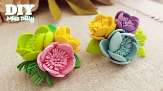 Flower Craft Ideas with Foam Sheet🌸Easy Flowers🌸Eva foam flowers ideas 51 [upl. by Eseila625]