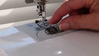 How to Change Presser foot to Embroidery Foot Tutorial on Brother SE 1900 Embroidery Machine Easy [upl. by Itteb]