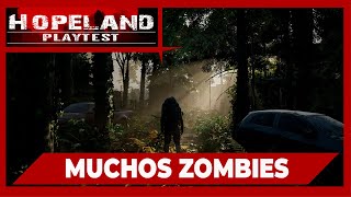 Muchos zombies🎮 hopeland gameplay español [upl. by Ahsyek]