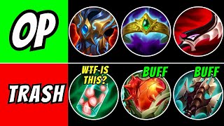 Wild Rift ITEM TIERLIST Patch 50 [upl. by Kevin]