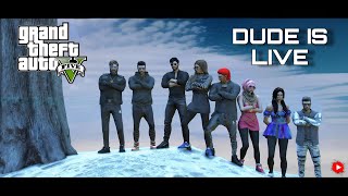 GTAV RP GRINDING  DUDE SIR is LIVE  GTA V Livestream ets2 dudegamingyt [upl. by Eelrefinnej195]