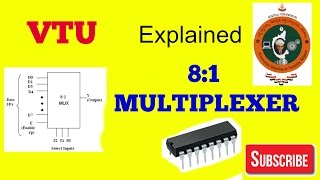 81 MULTIPLEXER IC 74151  3rd semester computer science  VTU  LABORATORY EXPERIMENT [upl. by Anoirb]