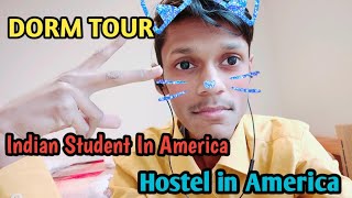 My University DORM Tour  Hostel in AMERICA  Indian Student in USA  California [upl. by Amabil]