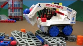 Rokenbok Remote Control Skip Track and Storage Silo [upl. by Grunberg]