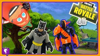 Fortnite Battle of Heroes Vs Villains  Surprise PlayDoh Character Build on HobyyKidsTV [upl. by Enimassej]