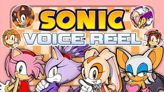 SONIC CHARACTER VOICE IMPRESSIONS【voice reel】 [upl. by Brest336]