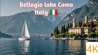 Walking tour of Bellagio Italy 🇮🇹 HDR Dolby vision walk lake Como Bellagio amazing walk [upl. by Nyram]