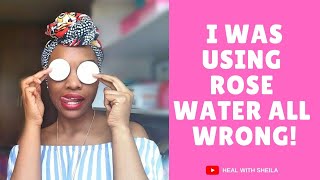 How To Use Rose Water CORRECTLY And Glow [upl. by Mollee]