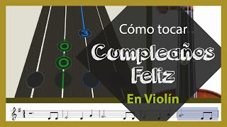 Cumpleaños feliz en Violín [upl. by Ennahs]