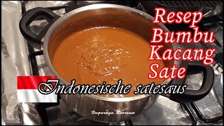 Indonesische satésaus recept  snel en makkelijk  Resep Bumbu Kacang Sate  Dapurnya Mevrouw [upl. by Brunk]