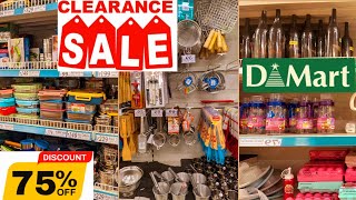 Dmart clearance sale upto 80off on MRP affordable amp useful kitchenware household storage organisers [upl. by Byrn]