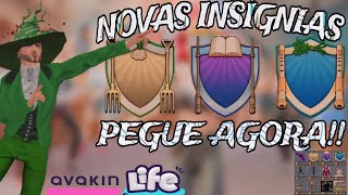 NOVAS INSÍGNIAS E TUDO SOBRE O NOVO EVENTO ACADEMIA FOXGLOVE Avakin Life [upl. by Learsiy]