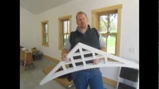 How To Install Fypon Gable Pediments [upl. by Tniassuot]