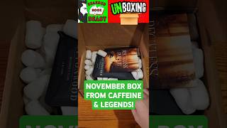 Unboxing the November Book Box from Caffeine amp Legends shorts [upl. by Allegna]