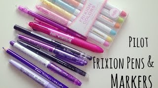 Pilot Frixion Pens Markers and Pencil Crayon Review HD [upl. by Bret]