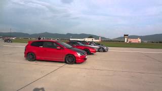 TypeR vs MR2 vs S2000 vs GTi6 vs Megan R26 vs RX8 [upl. by Audres]