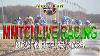 27 November 2024  Philippines Horse Racing Live  Metro Manila Turf Club Inc [upl. by Etnuad]