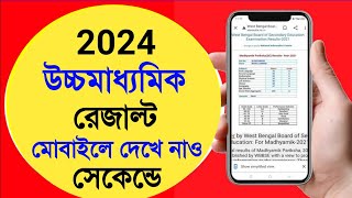 উচ্চমাধ্যমিক রেজাল্ট কিভাবে দেখবো 2024  HS Results Kivabe Dekhbo 2024  HS 2024 RiyajTutorial [upl. by Halfon]