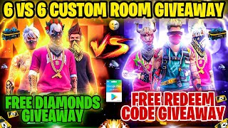 🔴FREE FIRE LIVE GIVEAWAY CUSTOM ROOM  FF LIVE TEAM CODE GIVEAWAY freefirelive giveaway 2bgamer [upl. by Vahe]