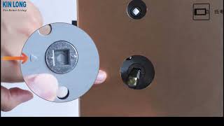 KINLONG The installation for kinlong hotel lock SGY12600 [upl. by Aldwin755]