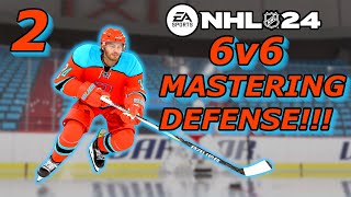 6V6 DEFENSEMAN MASTERING DEFENSE  NHL 24 EASHL [upl. by Olocin370]