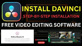 Installing DaVinci Resolve in 2024  Beginner’s Guide to Video Editing Software [upl. by Pol]