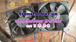 comment modifier un ventilateur de pc 12 v [upl. by Britton]