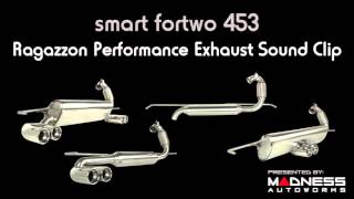 smart fortwo 453 Ragazzon Performance Exhaust Sound Clip [upl. by Nevag]