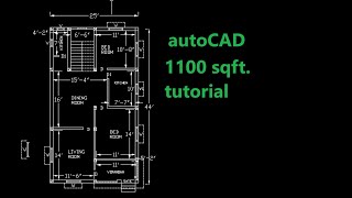 autoCAD 1100 Sqft home construction civilengineering bangladesh viralvideo subscribe like [upl. by Ramled]