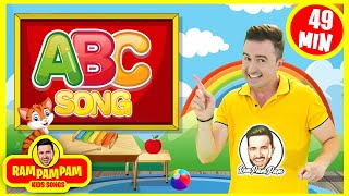 ABC Song  Mega Compilation  RamPamPam Kids Songs  Nursery Rhymes and Children Songs [upl. by Netaf]