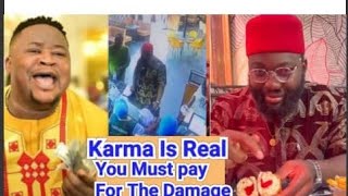 Two Fighing because of Burger🍔 🙉😫 Cubana Chief Priest blast Opeyemi his business review [upl. by Drona]