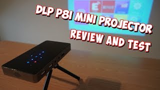 DLP P8i Mini Projector  Review and Test [upl. by Ratcliffe414]