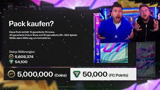 Wir haben für 5000000 COINS PACKS GEZOGEN 😱😱 3x Future Star ICON ⚠️ [upl. by Lechar]