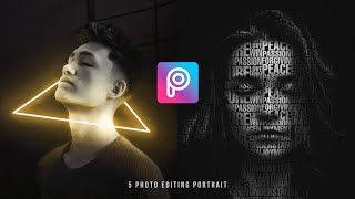 5 PHOTO EDITING PORTRAIT in PicsArt Mobile  Deny King [upl. by Alroy]