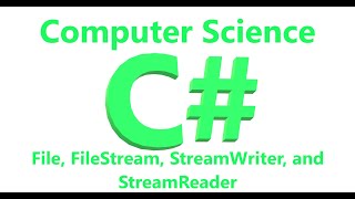 File FileStream StreamWriter and StreamReader  Coding in C [upl. by Naval585]