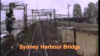 Sydney Suburban RailwaysLast Days of the Red SetsDrivers View Part 2N Shore Bridge amp others [upl. by Anirrak]