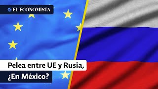 Batalla verbal entre la UE y Rusia en México [upl. by Ahsinrev]