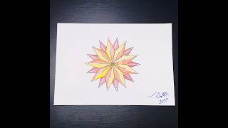 Embellishment of Lines Style  Geometric Design  Math Project  Light • Fast • Agile Steps art [upl. by Adnyleb]