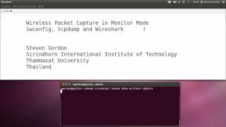 Wireless Packet Capture with iwconfig and tcpdump [upl. by Eliga]