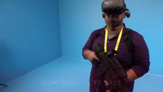 HTC Vive Tracker Demos  CES 2017 [upl. by Alethia]