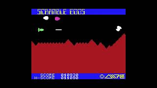 Scramble Eggs Longplay MSX Game [upl. by Eicak478]