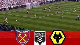 Wolves vs West Ham  Friendly Match 2024 ⚽ Full Match Highlights En Vivo Resumen⚽ [upl. by Dray]