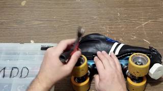 How to properly tighten a roller skate wheel [upl. by Kilam798]