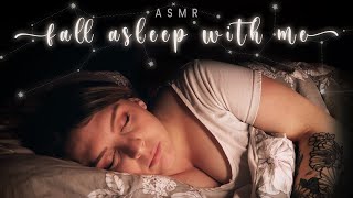 🧡😴 Fall Asleep with Me ASMR 😴🧡 Cozy Soft Spoken Mouth Sounds Fabric Sounds Sleep Ambience [upl. by Laet]