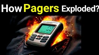 Pager Explosions Explained  How did pagers explode in Lebanon  What is a Pager [upl. by Atrebor248]